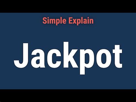 definition of jackpot|JACKPOT definition and meaning .
